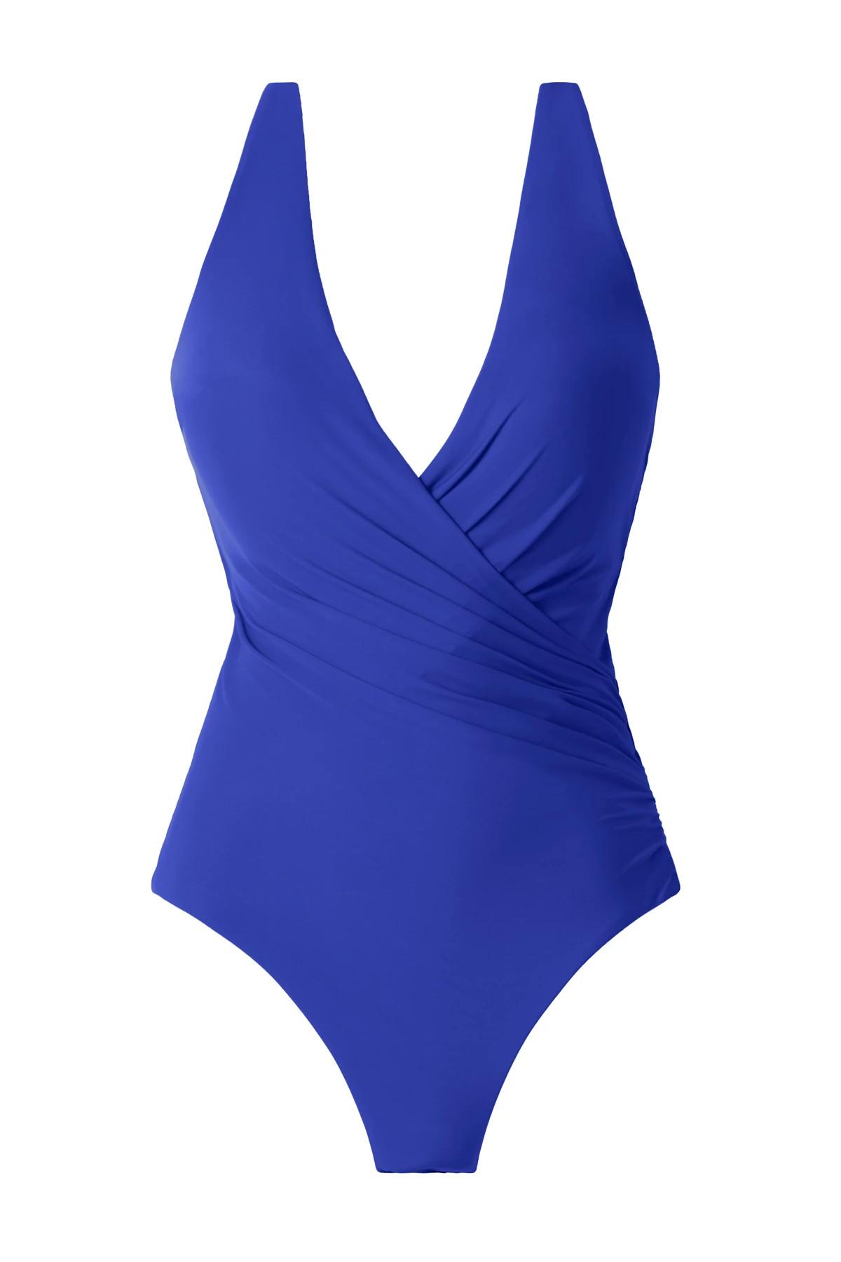 DELPHINE Rock Solid Wrapsody Surplice One Piece Swimsuit image number 4