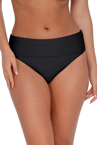 BLACK Arlene Tummy Control Bikini Bottom