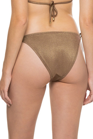 BRONZE METALLIC Elle Brazilian Bikini Bottom