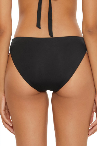 BLACK Tab Side Hipster Bikini Bottom
