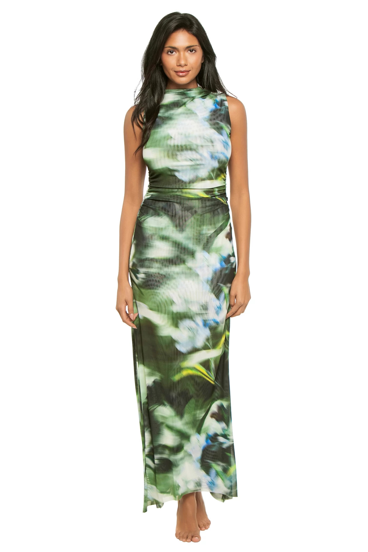 BLURRED CASABLANCA Athena Maxi Dress image number 1