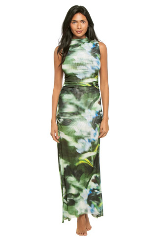 BLURRED CASABLANCA Athena Maxi Dress