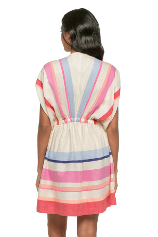 DESITA PINK Alem Plunge Mini Dress Desita Pink