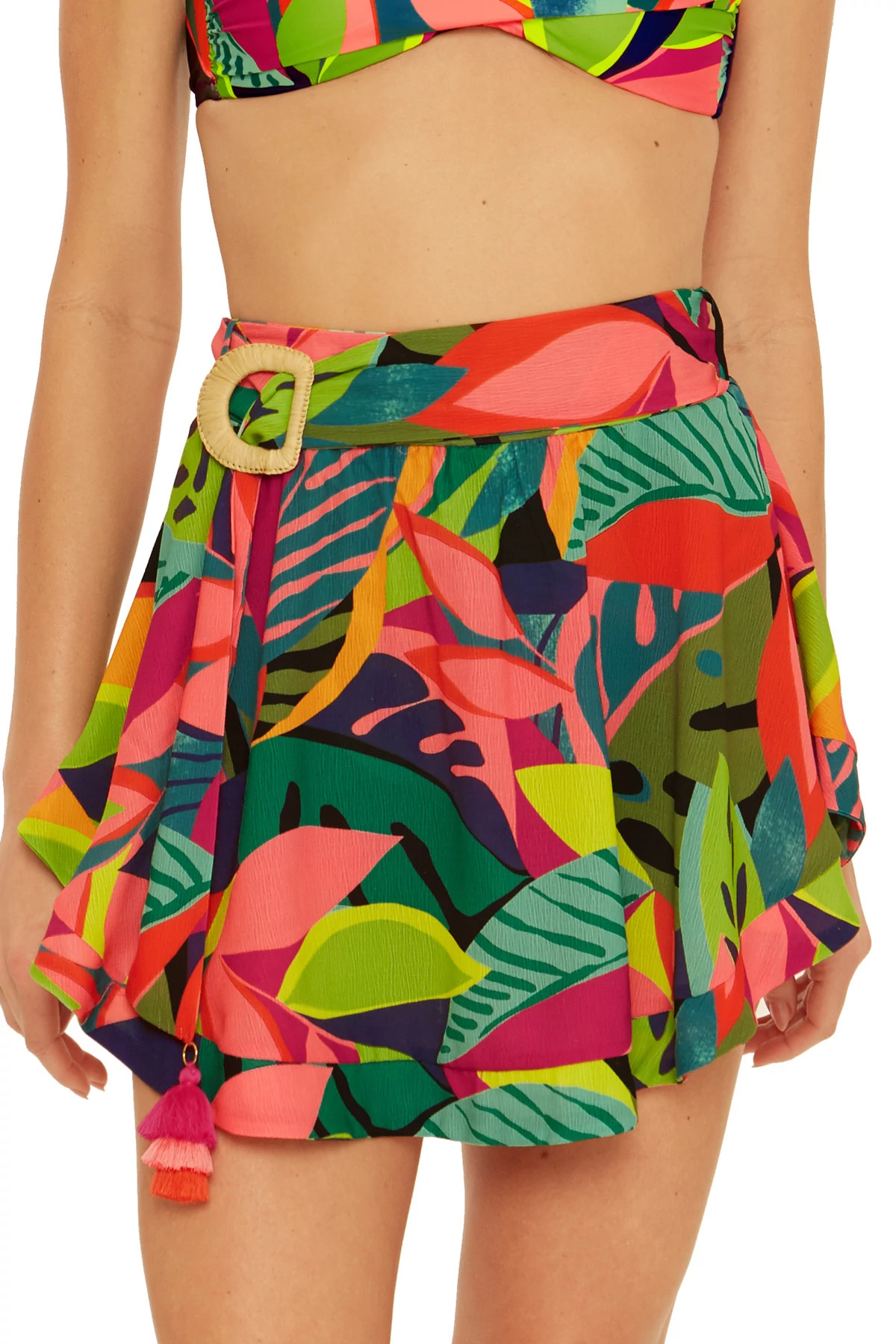 MULTI Rainforest Mini Skirt image number 1