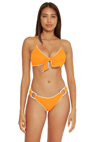 ORANGE BURST Tatum Multi Way Bralette Bikini Top