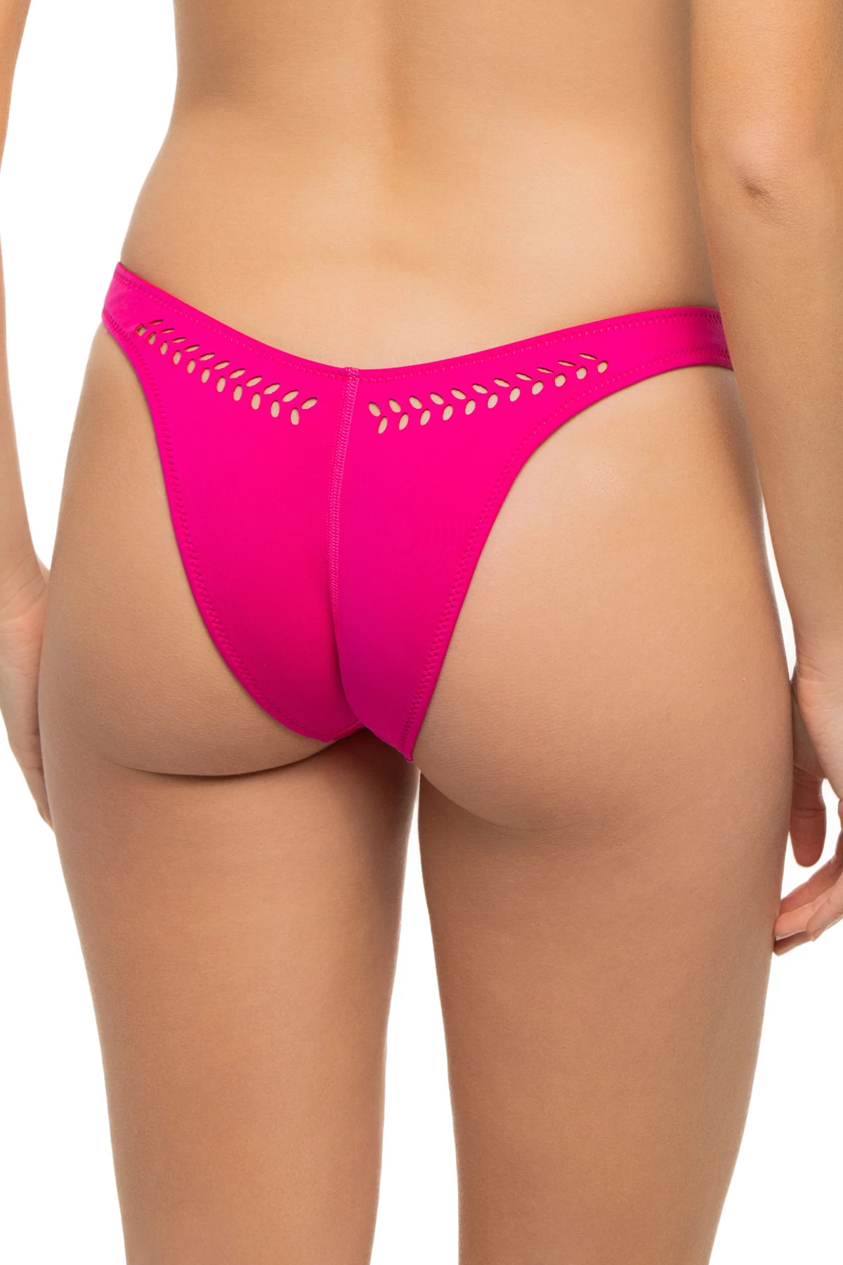 FUCHSIA Jaclyn Brazilian Bikini Bottom image number 2