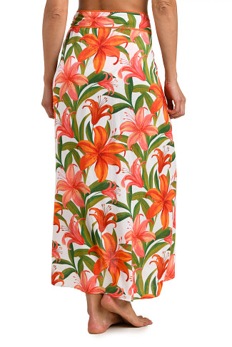 MULTI Jungle Blossom Hem Wrap Skirt