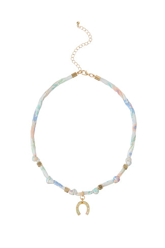 MULTI Horseshoe Charm Necklace