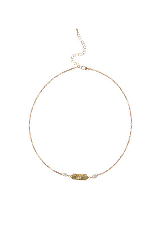 GOLD Evil Eye Charm Necklace