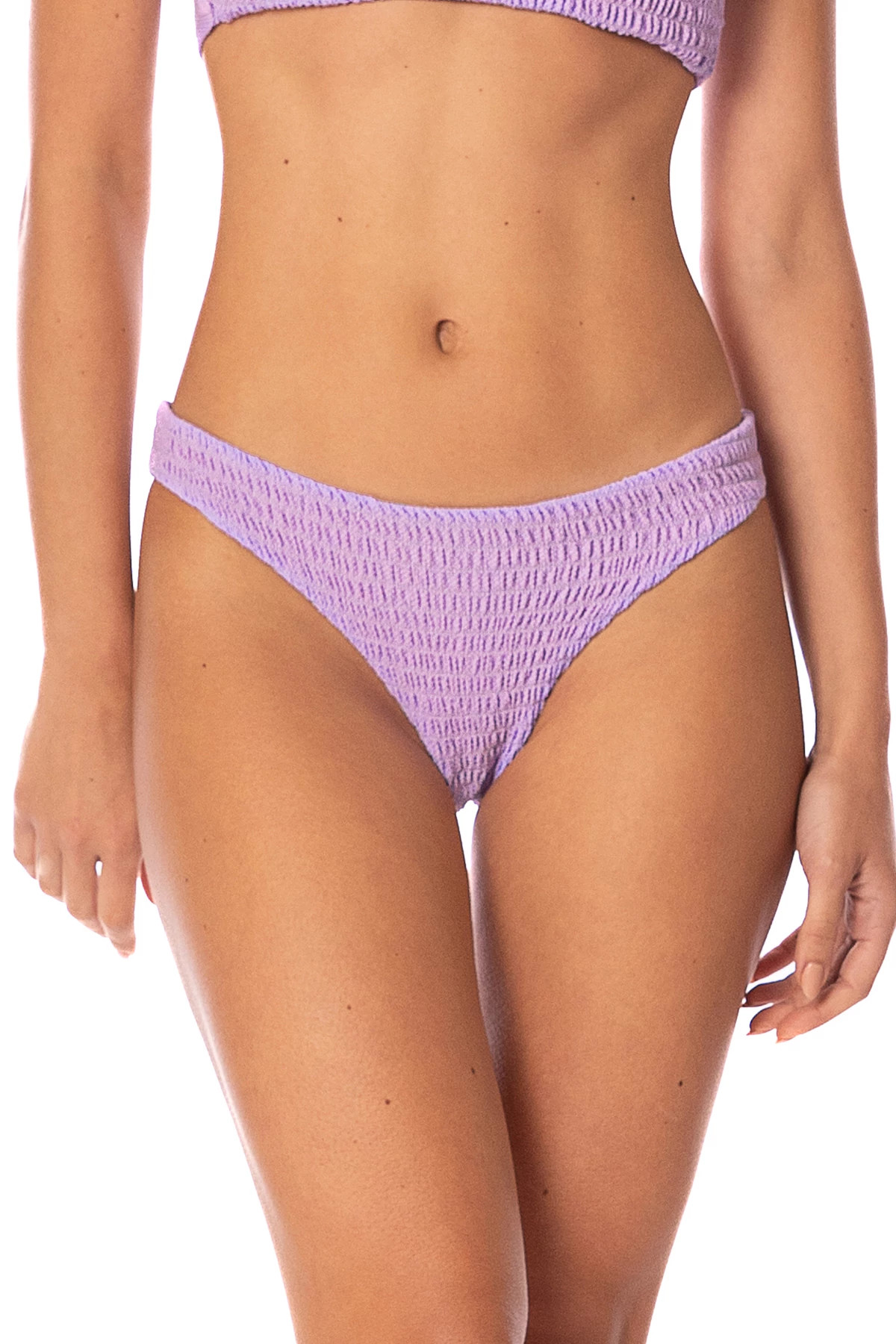 PURPLE LAVENDER Flirt Reversible Hipster Bikini Bottom image number 1