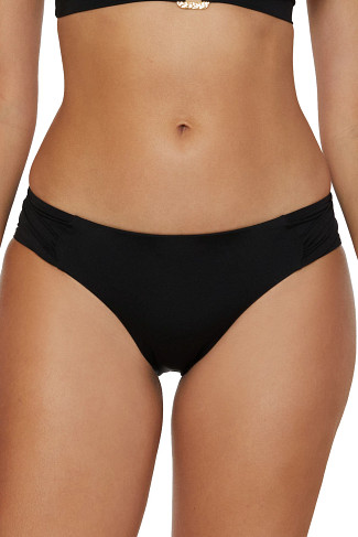 BLACK Tab Side Hipster Bikini Bottom