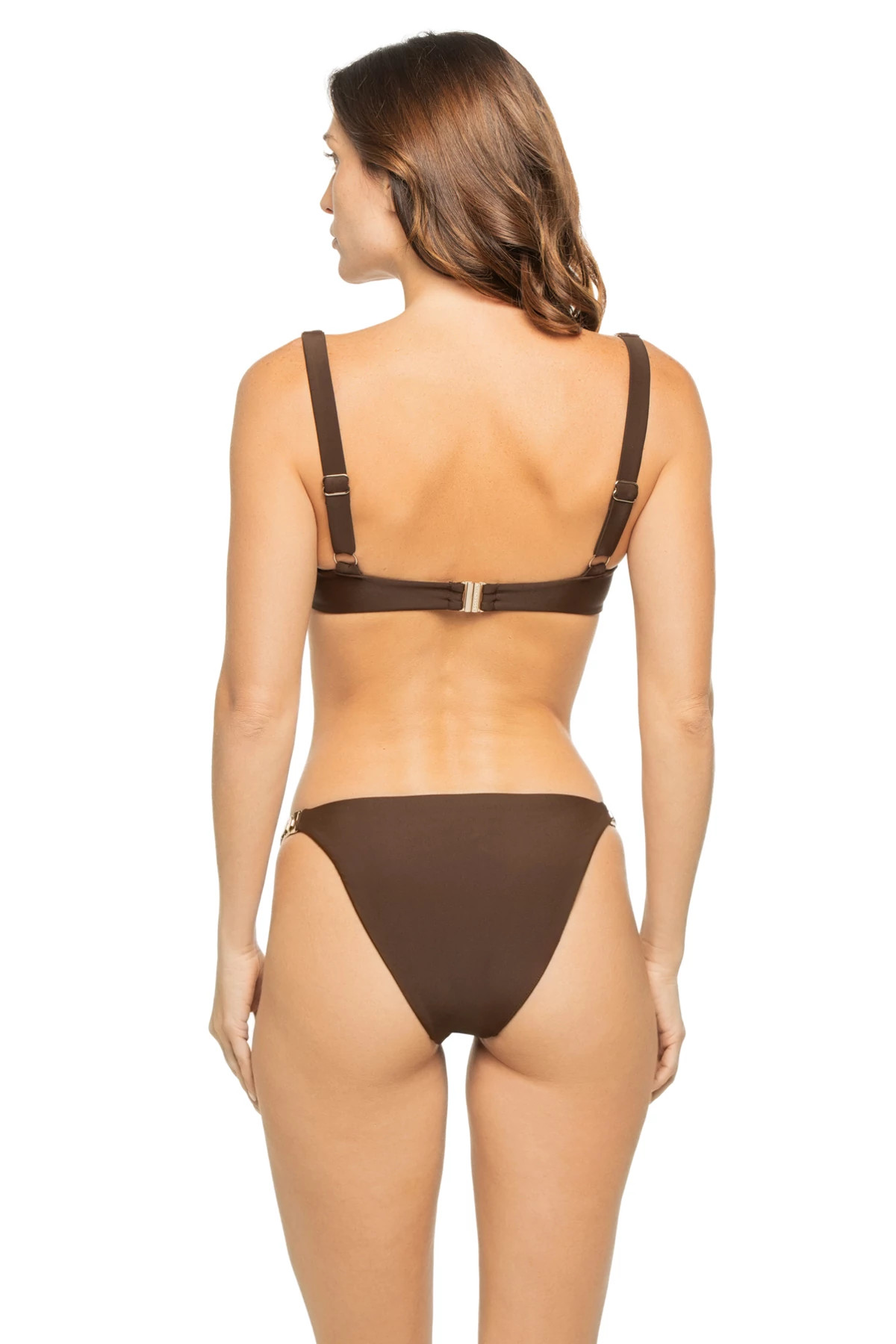 BEACH BROWN Blaise Bikini Top image number 2