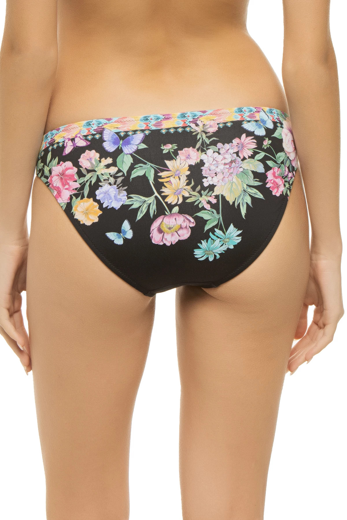 MULTI Ardella Butterfly Ring Side Hipster Bikini Bottom image number 2