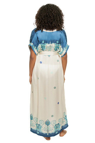TILES CREAM Valerie Caftan Dress