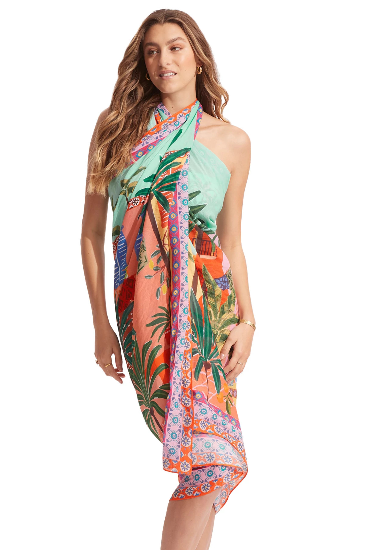 AZURE On Vacation Sarong image number 3