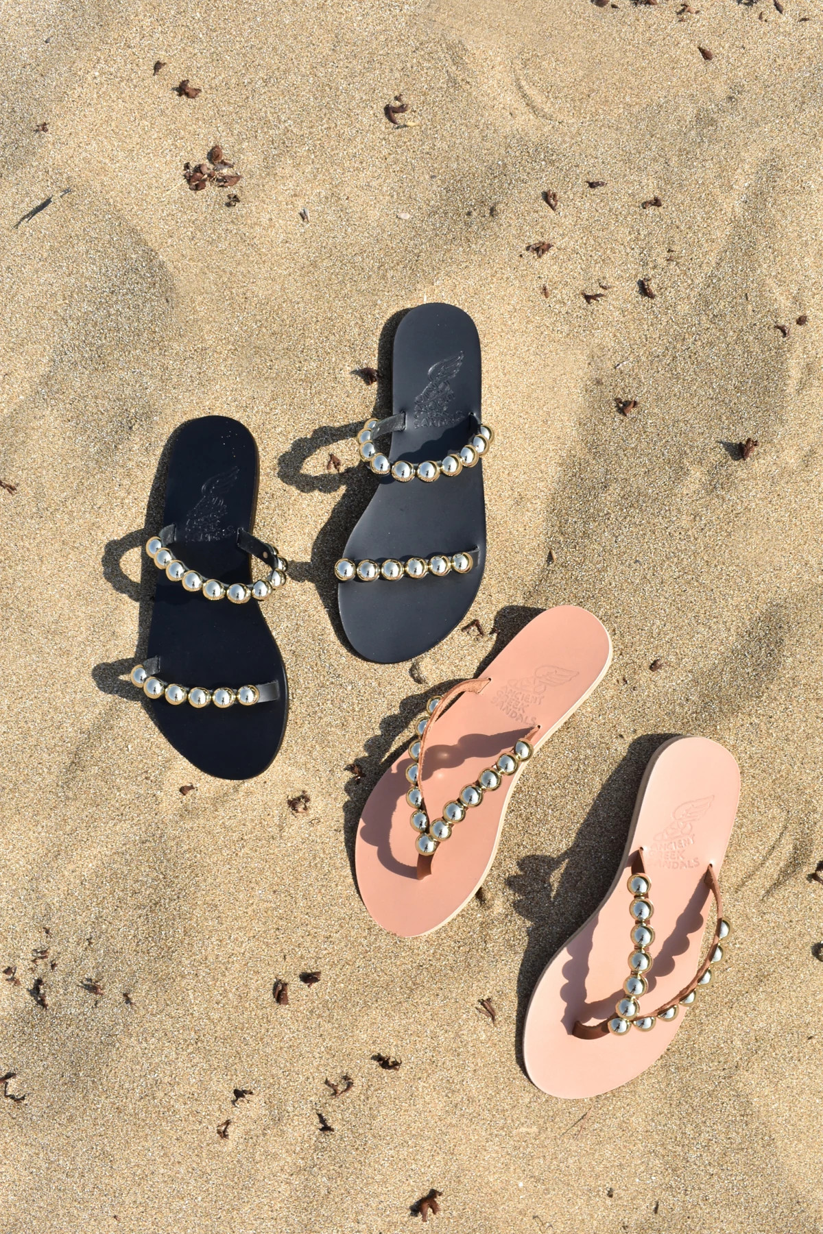 BLACK Lambri Ball Stud Slides image number 4