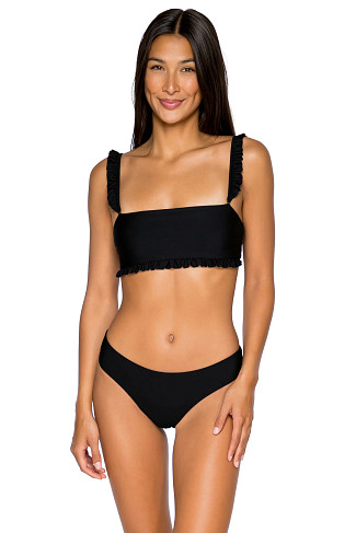 BLACK OUT Barbados Bandeau Bikini Top