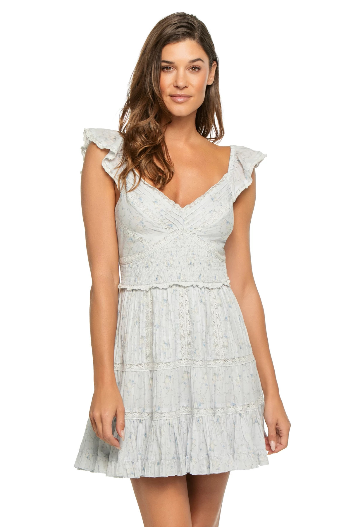 SNOWDROP BLUE Presline Mini Dress image number 1