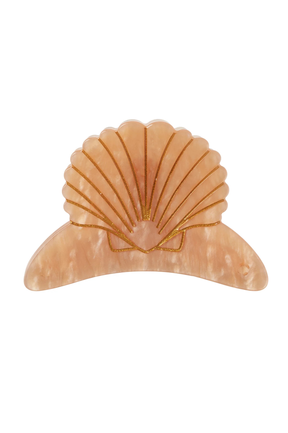 PINK Large Shell Hair Clip image number 1