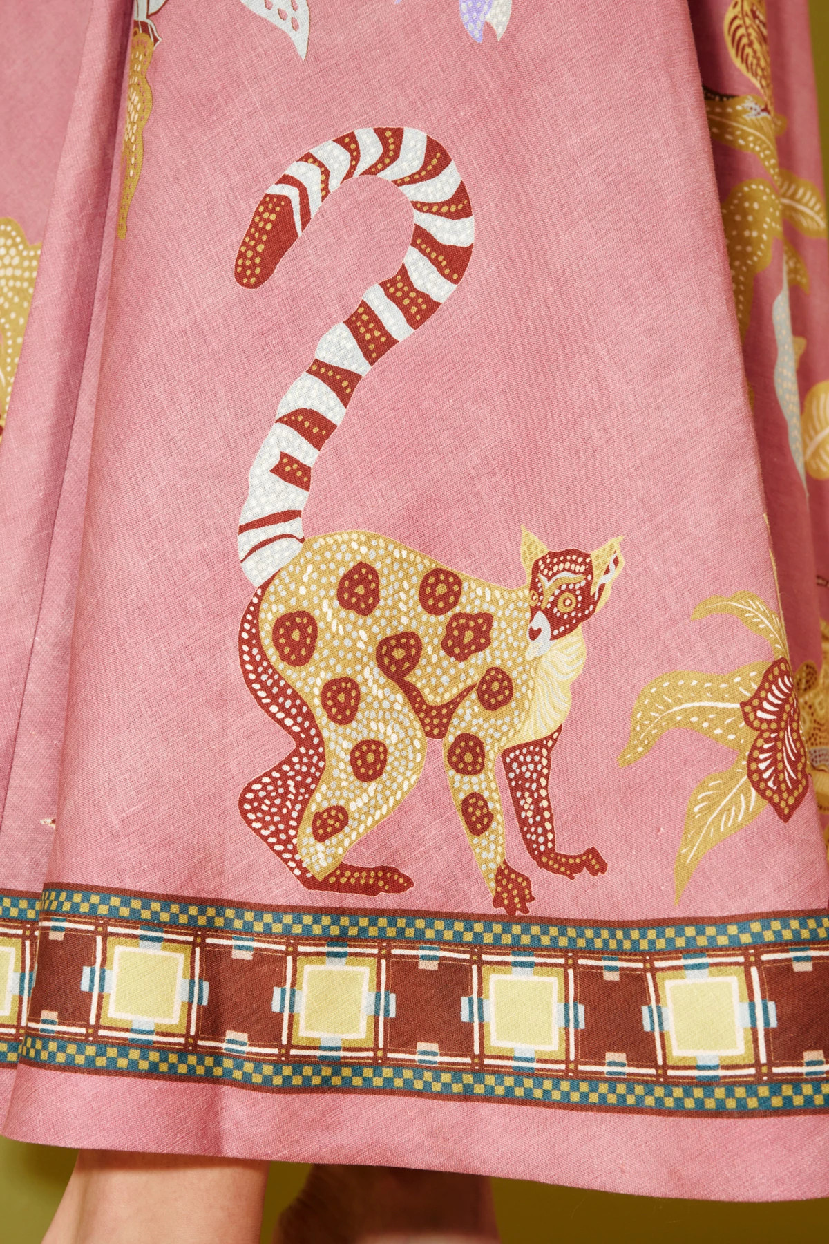 ROSE Zuri Linen Maxi Dress image number 7