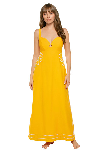 MANGO Palm Maxi Dress