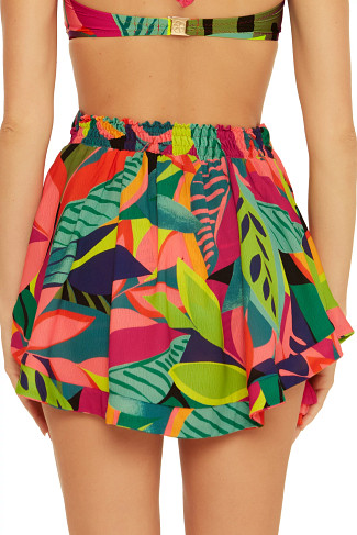 MULTI Rainforest Mini Skirt