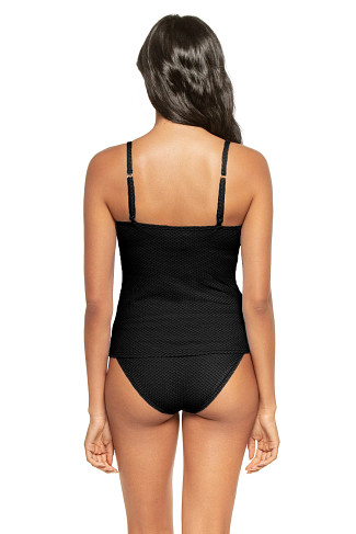 JET SCALLOP Reese Textured Shimmer Tankini Top