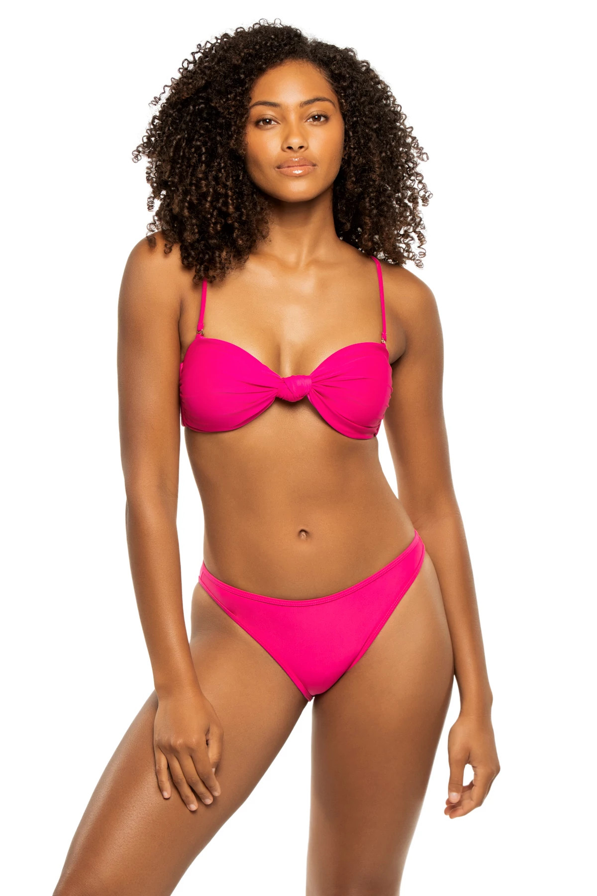 PERFECT PINK Margaux Bandeau Bikini Top image number 3