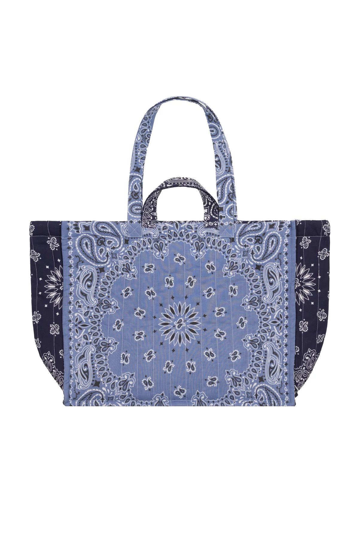 CHAMBRAY/NAVY Maxi Cabas Quilted Tote image number 2
