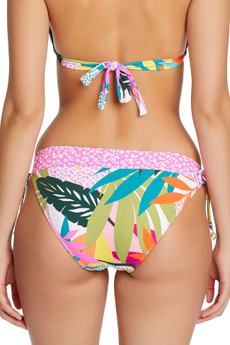MULTI Tropical Tie Side Hipster Bikini Bottom