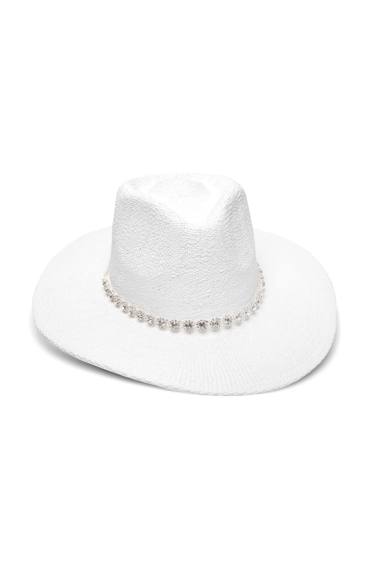 WHITE Krystal Panama Hat image number 1