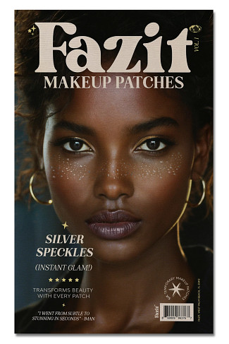 SILVER Silver Glitter Freckles Makeup Patches