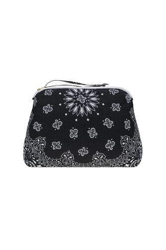 ALL BLACK Large Bandana Pouch