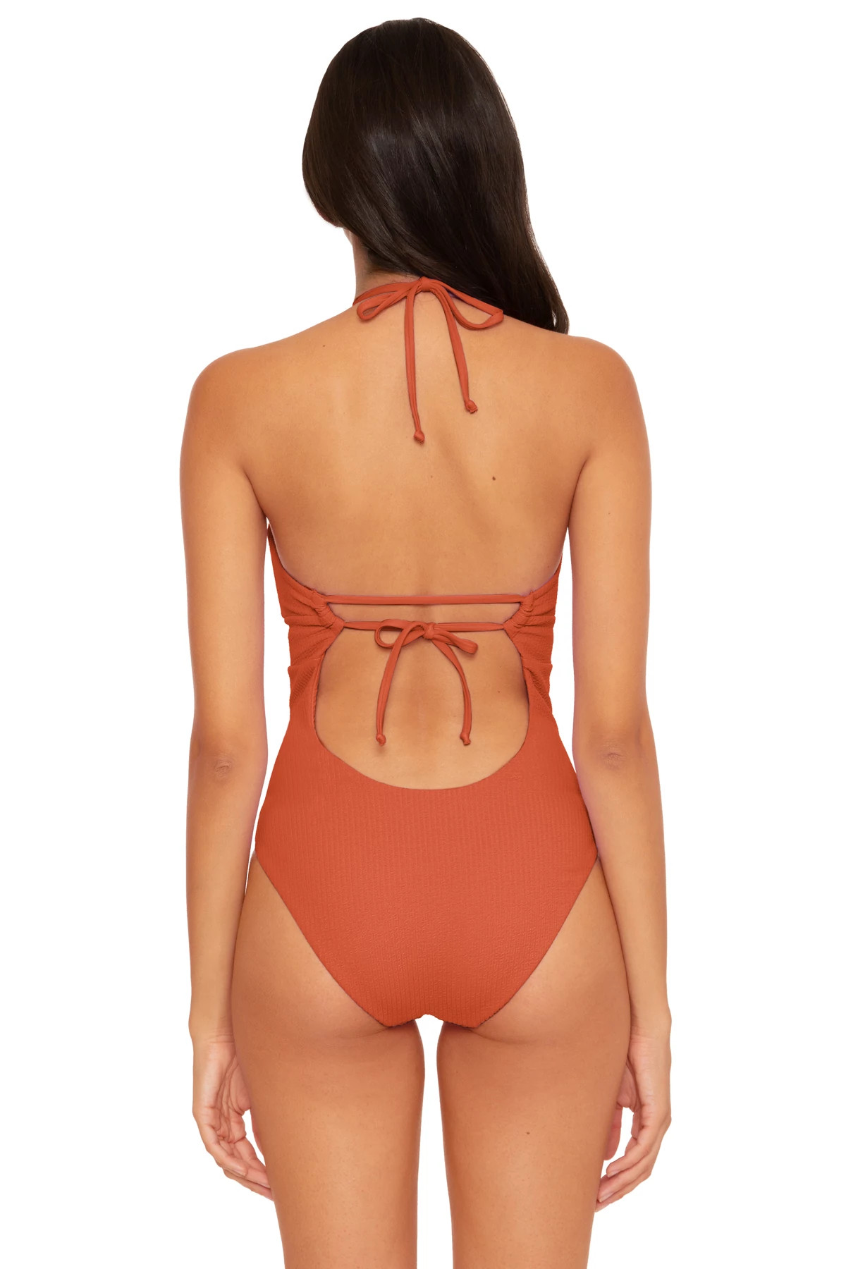 GINGER Candice Convertible Halter One Piece Swimsuit image number 3