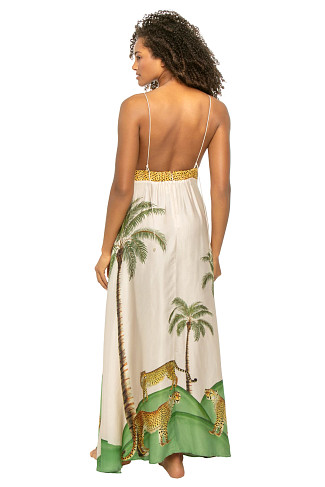 CHEETAH PALM Star Maxi Dress