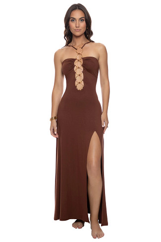 BROWN Velvet Shores Maxi Dress