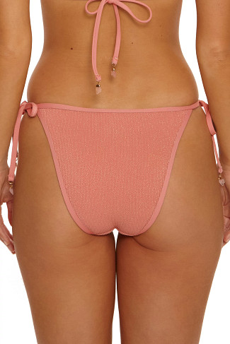 BLUSH Cali Textured Brazilian Bikini Bottom