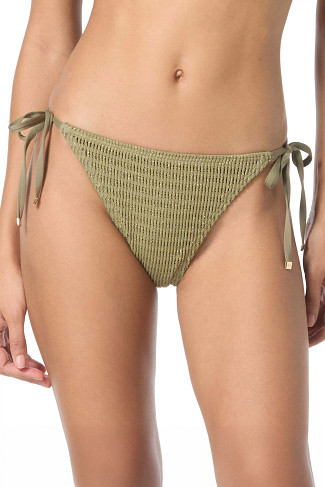 SAFARI GREEN Crochet Hipster Bikini Bottom