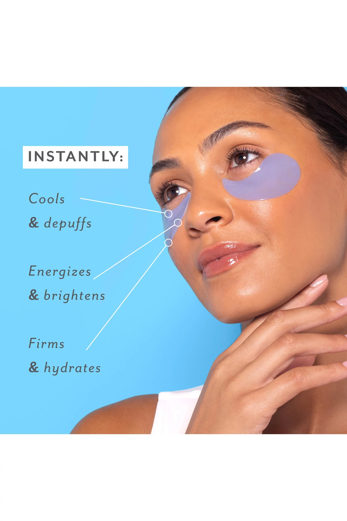 BLUE Cooling & Firming Hydrogel Eye Patches image number 3