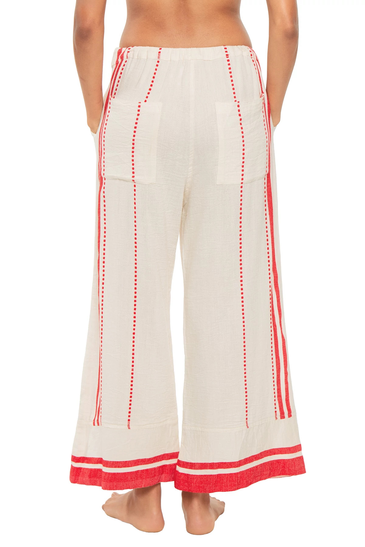 ESHE RED Desta Wide Leg Pants image number 2