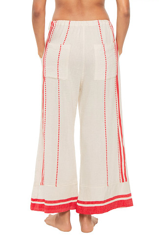 ESHE RED Desta Wide Leg Pants