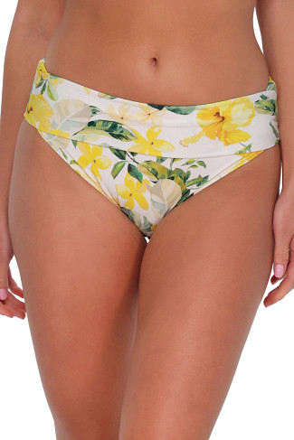 ISLA SOLEIL CREPE Hannah High Waist Bikini Bottom