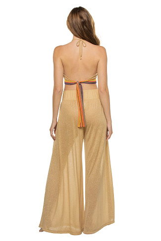 NUDE Halter Top and Wide Leg Pant Set