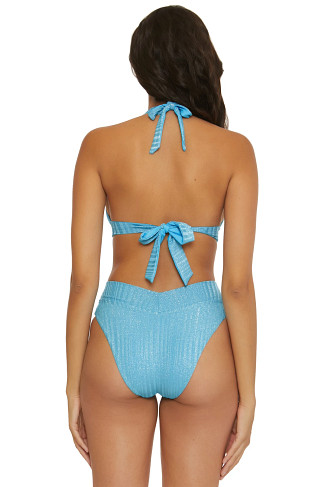 CRYSTAL SEAS Kenzie Halter Banded Bikini Top