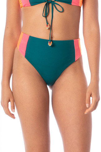 VERDANT BREEZE Wanderer High Waist Reversible Bikini Bottom