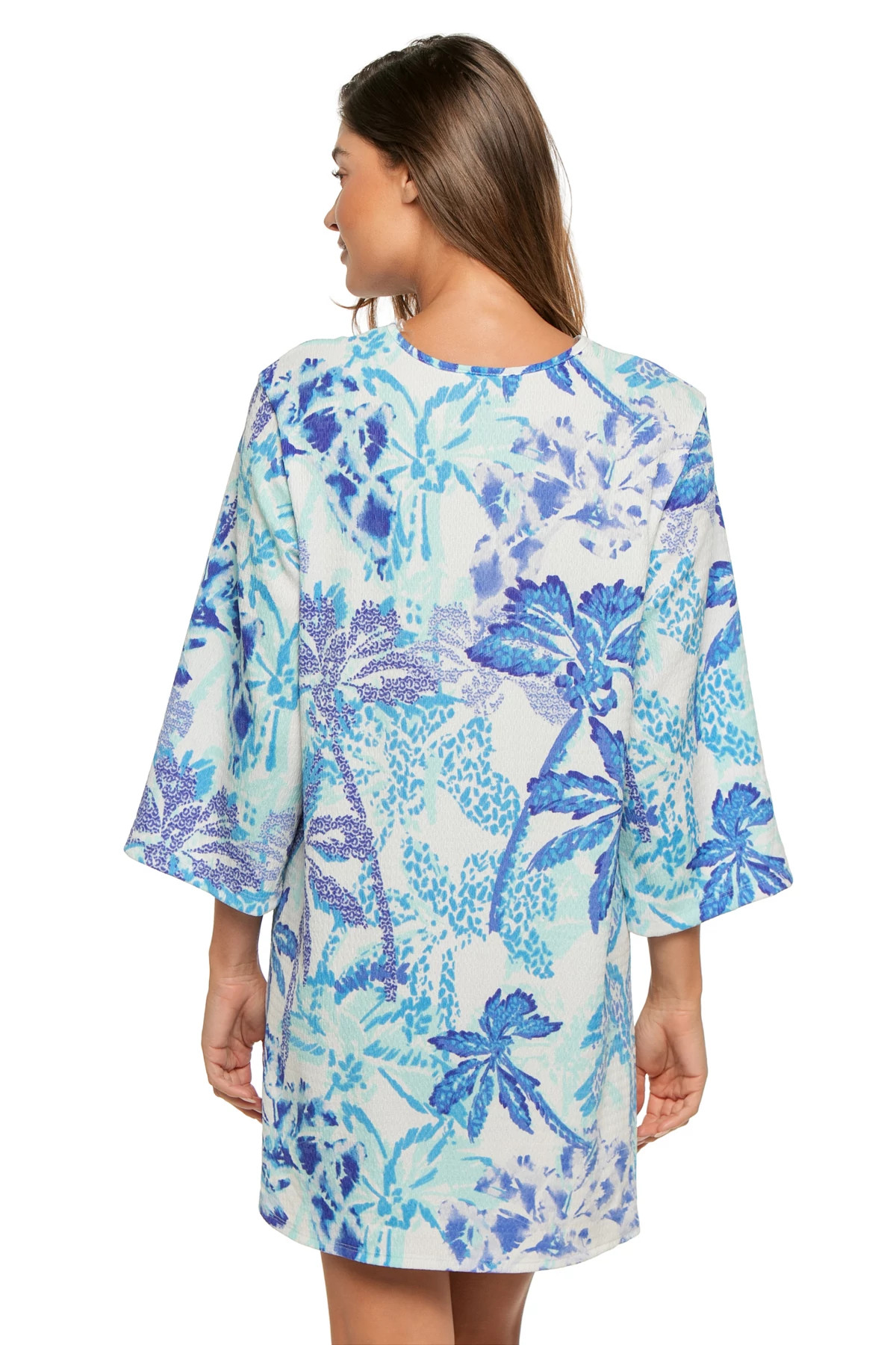 WHITE/BLUE MULTI Canopy Tunic image number 2