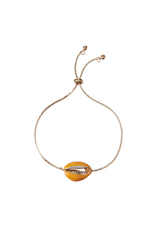 CORAL Puka Shell Bracelet