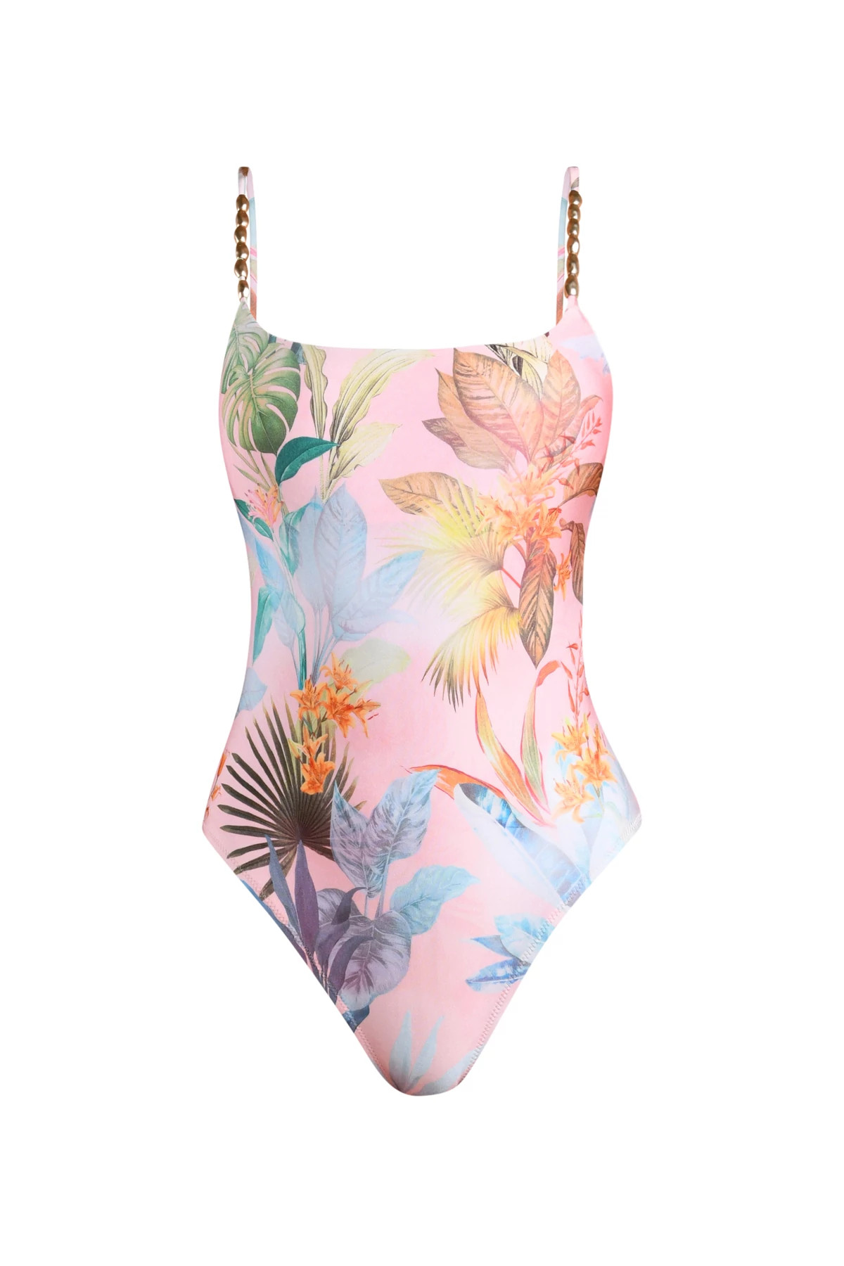 MULTI Remi Bead Strap One Piece Swimsuit image number 4