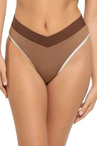 COCOA Lido Banded High Waist Bikini Bottom