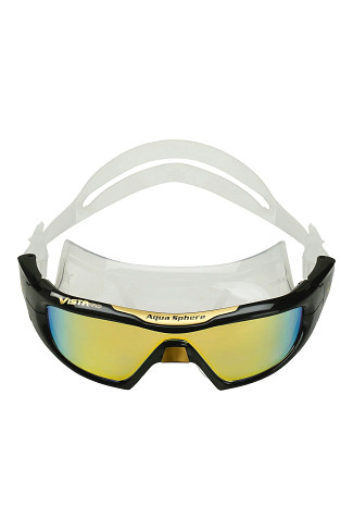 BLACK/GOLD Vista Pro Swim Goggles